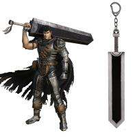 Berserk Guts Keychain Zinc Alloy Pendant Keyring New Weapons Chains Car Men Anime Accessories