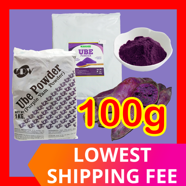 100g CRV / Achievers UBE POWDER FOR BAKING (for 1 kg flour) for Ube