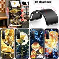 XMX36 Demon Slayer Kimetsu no Yaiba Zenitsu อ่อนนุ่ม High Quality ซิลิโคน TPU Phone เคสโทรศัพท์ ปก หรับ Huawei P10 P20 P30 Pro Lite Y5P Y6 Y6P Y7A Y8P Y9A Y8S Y9S Y7 Y9 Prime