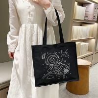 Large Capacity Casual Ladies Shoulder Bag Street Trendy Canvas Female Travel Literary 【AUG】