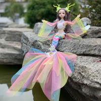 45cm Girl BJD Dolls Toys Mermaid Doll 13 Joints Movable Cute Mermaid Bjd Doll DIY Dress up Toy Childrens Toy Kid Christmas Gift