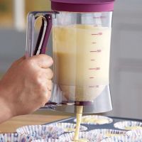 ﹍ Pastry Tools Cupcake Pancake Batter Dispenser Muffin Helper Mix Pastry Jug Cream Speratator Measuring Cup Baking Tools