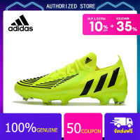 【100% genuine】Adidas Football Shoes-Adidas Predator Edge Geometric.1 FG Yellow Size 39-45 รองเท้าสตั๊ด รองเท้าฟุตบอลผู้ชาย สตั๊ดฟุตบอล รองเท้าสตั๊ด Adidas Sports Mens Football Boots