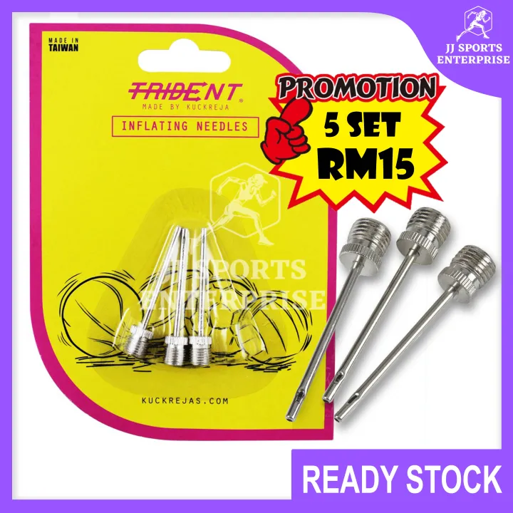 Trident Inflating Needle Inflating Needles Jarum Angin Bola Pam