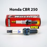 หัวเทียน BRISK PREMIUM LGS (4 เขี้ยว) แกนเงิน Honda CBR 250 (SGL21ROA) รองรับน้ำมันเบนซิน95, แก๊สโซฮอล์ Made in EU