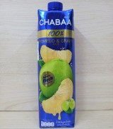 C.BAA BƯỞI hộp 1 Liter NƯỚC ÉP BƯỞI NHO CHABAA Pomelo Grape Juice HALAL