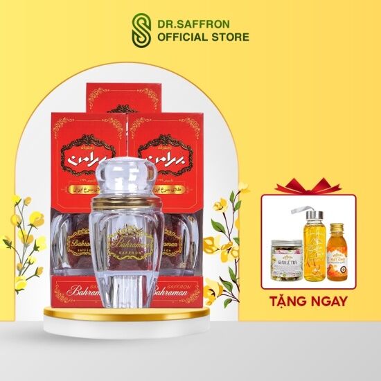 Hot nhụy hoa nghệ tây saffron bahraman 1gr x3 hộp date 03 2023 - ảnh sản phẩm 1