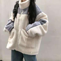 Kawaii Teddy Bear Fur Oversize Hoodies Harajuku Women Winter Bomber Jacket Faux Lambs Fur Coat Fleece Plus Size Streetwear