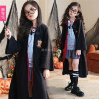 เครื่องแต่งกาย: ชุดฮาโลวีน เด็กวิเศษ เสื้อคลุมกฎหมาย Harry Potter ชุดนักเรียนคอสเพลย์ โต๊ะชุดเด็กผู้หญิง