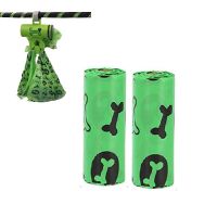 ถุงขยะสำหรับสัตว์เลี้ยงพร้อมถังขยะอเนกประสงค์แบบพกพา Dog Poop Bag Dispenser Puppy Dog Waste Bag Supplies Eco Friendly