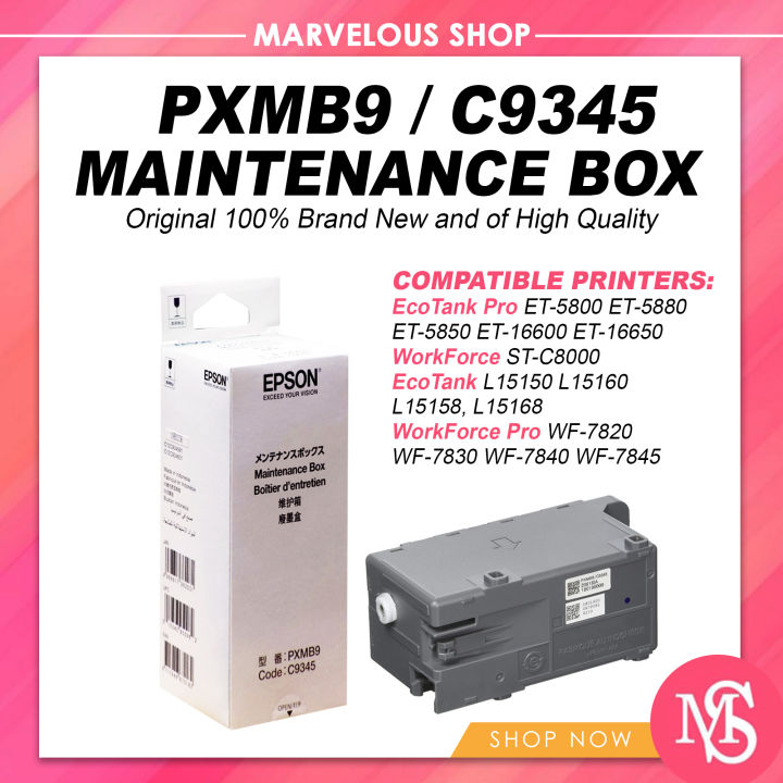 Epson C9345 Pxmb9 Ink Maintenance Box Lazada Ph 3387