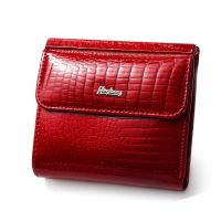 【CC】 Wallet womens wallets and Purses Alligator Short Leather Female Purse ID Card Holder Money Coin bags