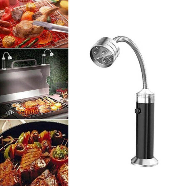 LED Bendable BBQ Grill Flashlight Super Bright BBQ Base