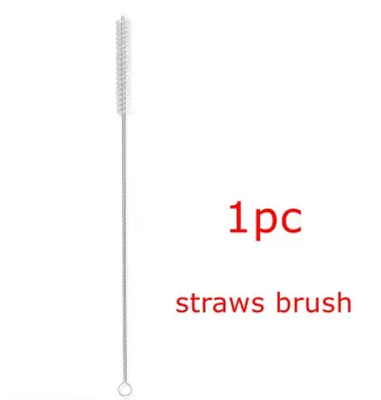 Drinking Straw Reusable Metal Straw Set Heart-shaped Bubble Tea Straws 304  Stainless Steel Pearl Milkshake Straw Set