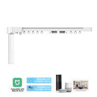 Compatible with Mijia Mi Home WIFI Motorized Curtain Track Kit Smart Curtain Blind Motor Timing Mihome APP Remote Control Customize Electric Curtain Track RF Control Compatible with Amazon Alexa Echo Google Home