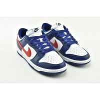 Original Shoes sb duk White &amp; Blue &amp; Red Low-top Casual Sneaker for Men&amp;Women