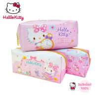 กระดาษเป๋าดินสอ sanrio ลายคิตตี้ Kitty ประกายเพชร (ลิขสิทธิ์แท้!!) รุ่น KT-1005 ขนาด 23x11 ซม.ซิปสีทอง hello kitty กระเป๋าดินสอน่ารัก กระเป๋าดินสอผญ