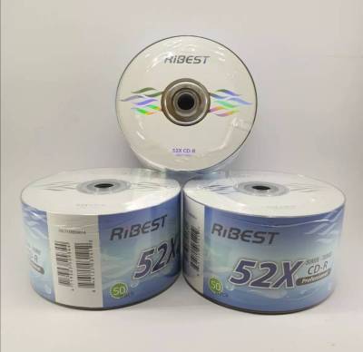 แผ่นดีวีดีบันทึกข้อมูล​ DVDR.Ribest 4.7GB 16X 1แพ็ค/50​ แผ่น