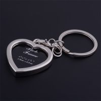 Fashion Photo Frame Chain Keychain CarTrinket Couple Jewelry Day Souvenir