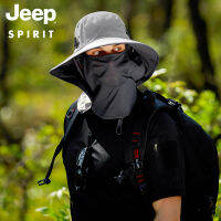 JEEP SPIRIT หมวกปีนเขาสำหรับผู้ชายทุกเพศหมวกกันแดดลำลองหมวกตกปลาปีนเขา HOT ●8/27✲✤