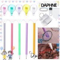 ✥ DAPHNE Nail Art Point Drill Pen Cross Stitch 5D Diamond Painting Kits Diamond Painting Tool DIY Crafts Embroidery Sewing Accessories Storage Bag Replacement Pen Heads/Multicolor