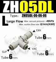 ZH เครื่องเป่าลมสุญญากาศ,ZH05DL-06-06-08เครื่องกำเนิดเครื่องดูดลมเชื่อมต่อเชิงลบเครื่องดูดฝุ่นแรงดัน ZH05/07/10/13