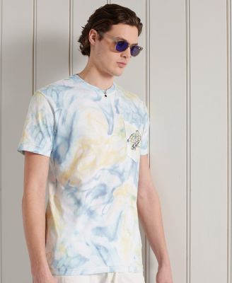 SUPERDRY SUSHI ROLLERS PKT T-SHIRT - เสื้อยืด สำหรับผู้ชาย สี Optic Tie Dye