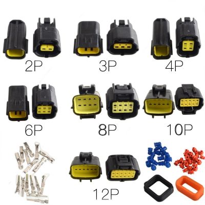 【CC】♦  2/3/4/6/8/10/12/Pin Wire Electrical Plug Car Sealed Truck Harness Socket