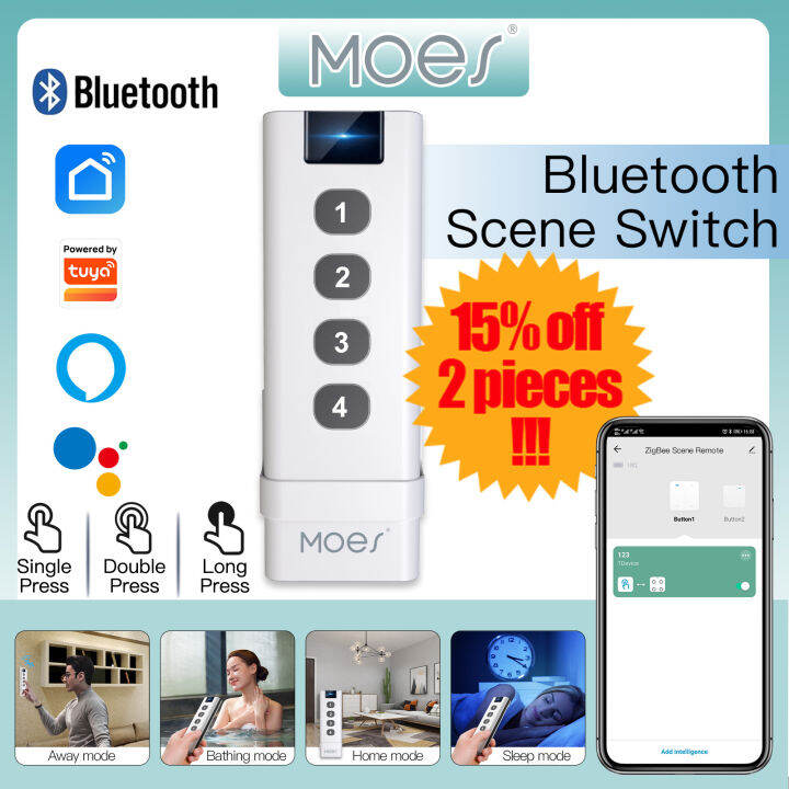 MOES Smart Portable Wireless Scene Remote