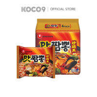 Nongshim champong noodle soup spicy seafood flavor จัมปง นูดเดิ้ล ซุป สไปซี่ ซีฟู้ด