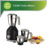 Philips HL7756/00 750-Watt Mixer Grinder with 3 Jars (Black)