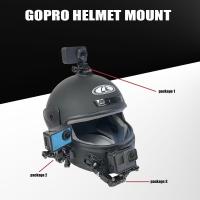 NY Gadget ฐาน 3M ติดหมวกกันน๊อค gopro helmet mount สำหรับกล้อง Action Camera GOPRO HERO Black Silver 4 5 6 7 2018 SJCAM EKEN YI