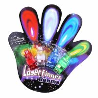 Chang แหวนไฟ LED นิ้วไฟ ของเล่นส่องสว่าง แหวนมีไฟ LED Colorful finger l