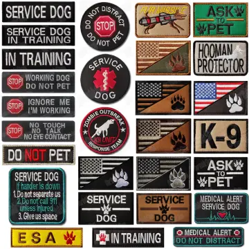 Diy service dog on sale patches