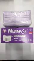 Medimask Face Mask หน้ากากอนามัยทางการแพทย์สีม่วง บรรจุ 50 ชิ้น พร้อมส่ง