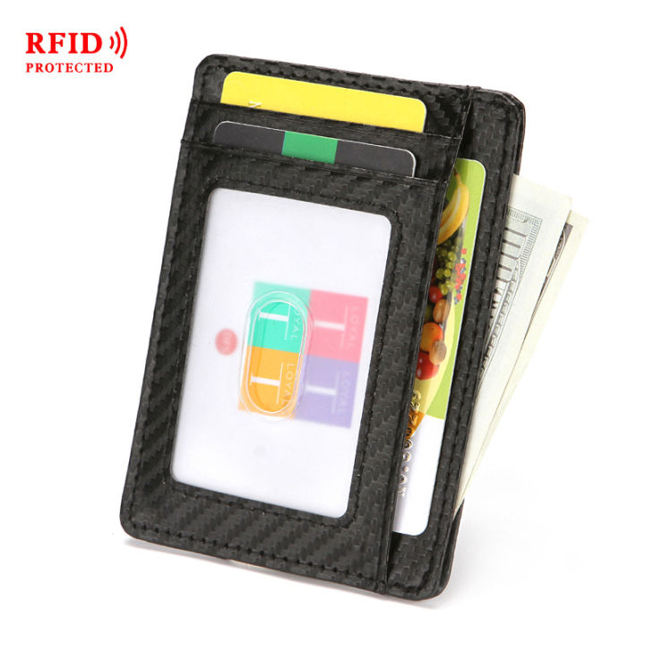 ที่ใส่การ์ดไฟเบอร์คาร์บอน-rfid