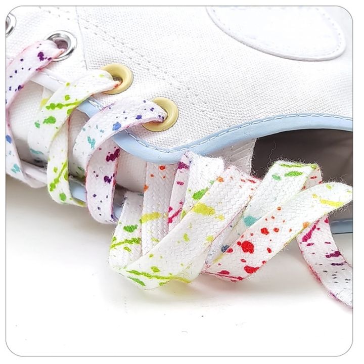 rainbow-shoelaces-for-sneakers-quality-fabric-ink-splatter-shoe-laces-fashion-0-8cm-flat-af1-laces-for-shoes-100-120-140-160cm