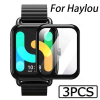 ‘；【= 3PCS 3D Screen Protector For Haylou RS4 Plus LS02 Watch Soft Protective Film Accessories For Haylou Smart Accessorie (Non Glass)