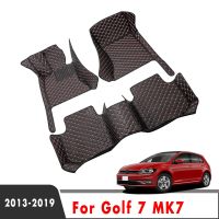 ❇☍♠ Car Floor Mats For Volkswagen vw Golf 7 MK7 2020 2019 2018 2017 2016 2015 2014 2013 Auto Interior Styling Protect Covers Carpets