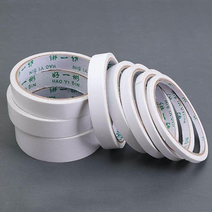 8m-double-sided-tape-self-adhesive-white-super-strong-glue-paper-made-tapes-for-mounting-fixing-pad-sticky-paper-office-supplies