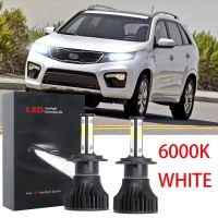 ชุดหลอดไฟหน้าฮาโลเจน LED 6000K 2013 2011-2015 แบบเปลี่ยน สําหรับ Kia Sorento XM 2nd Gen 2011-2015