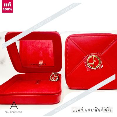 🥇Best Seller🥇  ของแท้ รุ่นใหม่  Giorgio Armani Parfums Red  Pouch / BAG    ทำจากหนังแท้ อย่างดี สวยหรูทนทาน ด้านบนปั้มโลโก้ GA