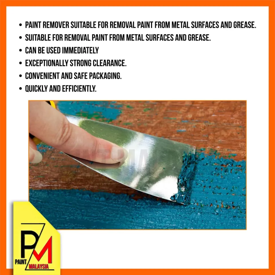 COMEN Paint Remover (500G & 1KG) Metal Steel Iron Wood Paint Remover  Penanggal Peluntur Membuang Cat Besi Kayu Rumah 洗漆水