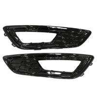 Fog Light Cover Grill For Ford Focus 2015 2016 2017 2018 Fog Lamp Cover Car Front Lower Bumper Vent Grille Side Center Grilles