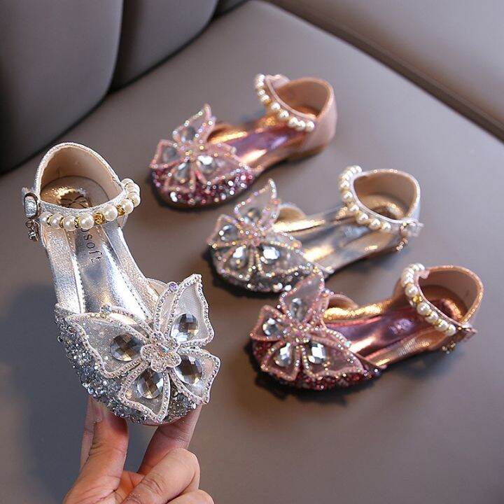 girls-sequin-lace-bow-kids-shoes-girls-cute-pearl-princess-dance-single-casual-shoe-2020-new-childrens-party-wedding-shoes