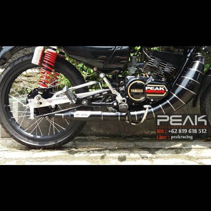 Knalpot Racing Peak Lobster 3v3 Belang Full Cacing Rx King Lazada