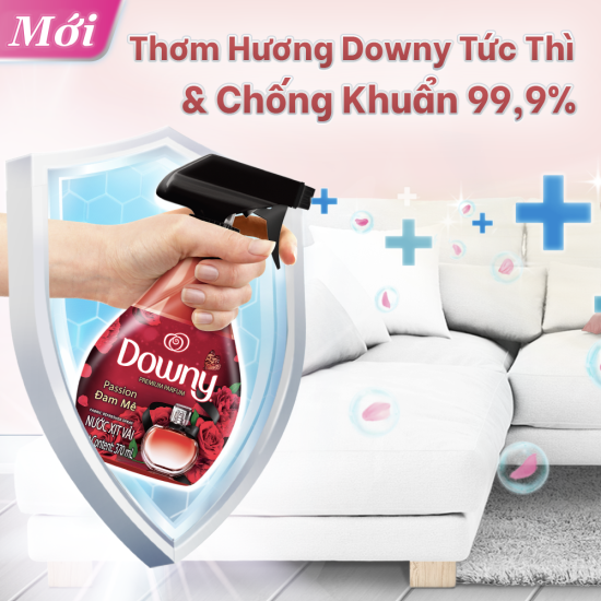 Combo tiết kiệm 3 xịt vải downy hương nắng mai - ảnh sản phẩm 2