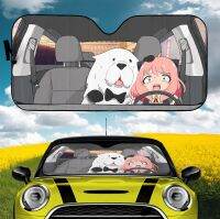 Spy X Family Loid Yor and Anya Anime Car Sunshade Sunscreen UV Protection Car Interior Accessories Sunshade Sunshades