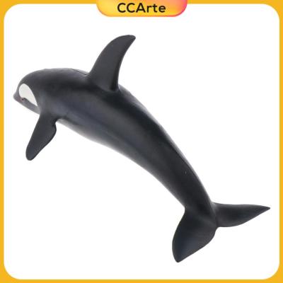 ของเล่นโมเดลฟิกเกอร์ท่าทางสัตว์วาฬเพชฌฆาตขนาดใหญ่เหมือนจริงจาก CCArte