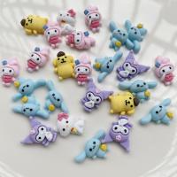 20Pcs New Cute Mixed Cartoon Animal Series Resin Flat Back Cabochon Scrapbook Kawaii DIY Embellishments Accessories